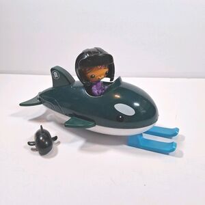 Octonauts Orca Gup O Vehicle with Baby Orca + Dashi + Helmet Complete Mattel
